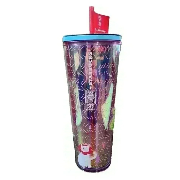 Starbucks Venti Cold Cup Mon Yee Chau 2024‎ Artists Edition 24oz Tumbler - NEW - Picture 2 of 7